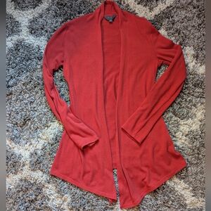 Market & Spruce Orange Cardigan Size M